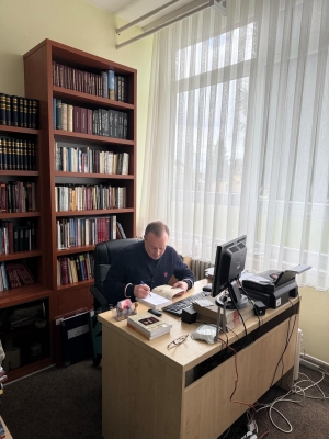 Доктор Драган Ђокановић, у Народној библиотеци у Теслићу - Република Српска
